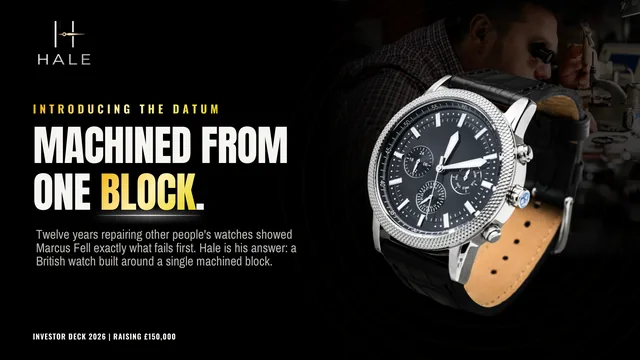 Cover of the Hale Watches sample deck